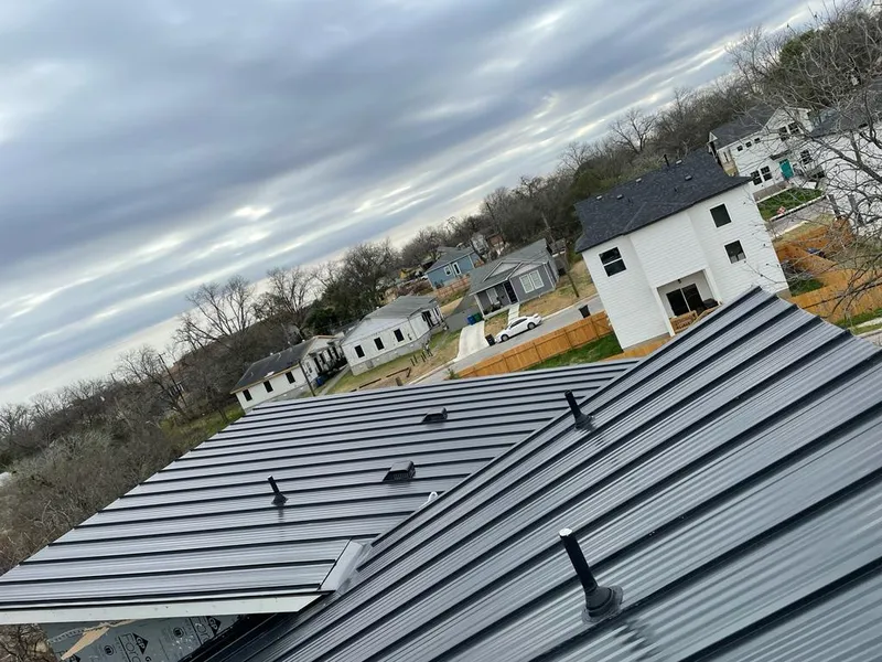 Standing seam metal roof panels with vents for Skylight Repair in Union Hill-Novelty Hill